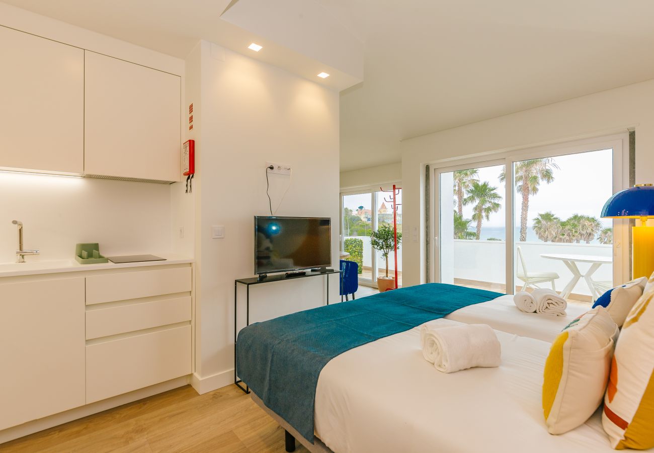 Studio in Estoril - NEW! ESTORIL SEAFRONT BALCONY STUDIO  Studio in Estoril - NEW! ESTORIL SEAFRONT BALCONY STUDIO